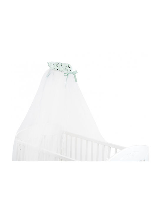 Kikka Boo Mosquito Net Crib Bear With Me Tulle 41140000020 Green 480x200x200cm