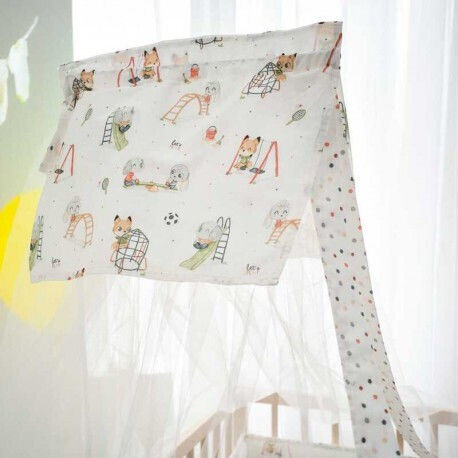 Vesta Home Кошара За Количка Play от Тюл 000009596 Бяла 180x180см.