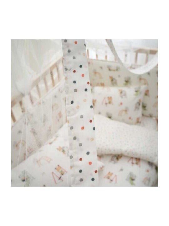Vesta Home Mosquito Net Crib Play Tulle 000009596 White 180x180cm