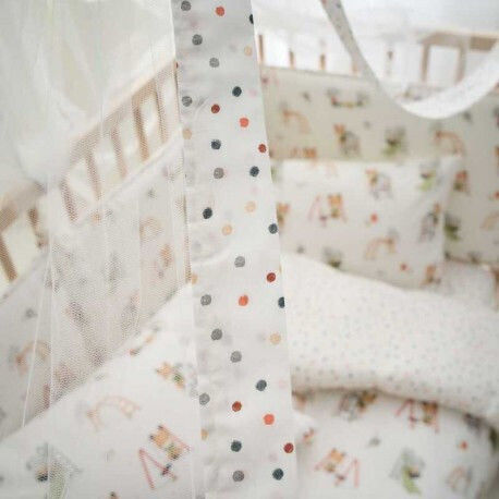 Vesta Home Кошара За Количка Play от Тюл 000009596 Бяла 180x180см.