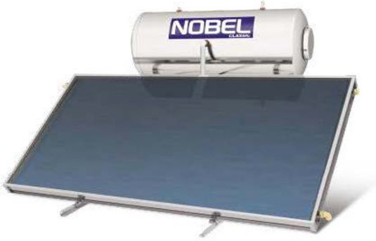 Nobel Classic Solar Water Heater 120lt Inox 2 sq.m. Roof Tile Selective