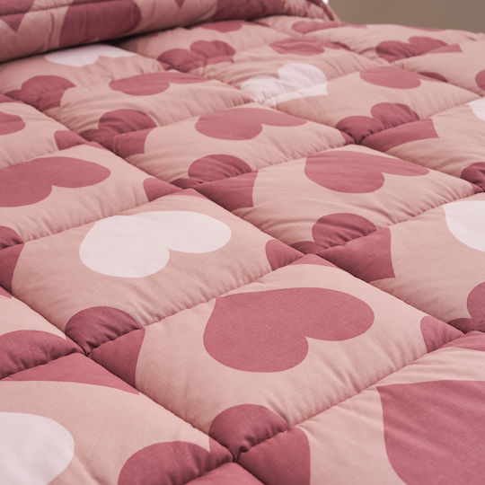 Charalambidis Textiles Duvet Cover Single 160x240 Salonica Red