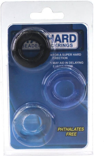 Stay Hard Beaded Cockrings Set