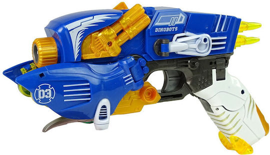 Leantoys Dinobots 2in1 Dinosaur Shot Gun Blue Pterosaur Shield