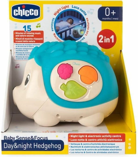 Chicco Animal Hedgehog 2 In 1 Day And Night With Lights And Sounds with Music, Light, and Sounds for 0++ Months