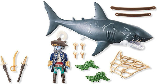 Playmobil Pirates Pirate With Giant Shark for 4-10 years old
