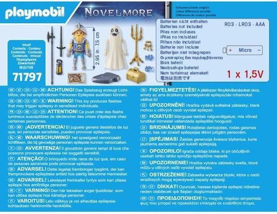 Playmobil Starter Pack Gespenst & Ritter Novelmore für 4-10 Jahre