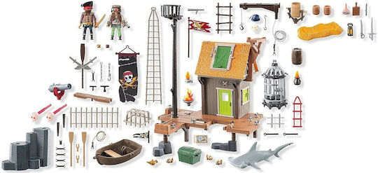 Playmobil Pirates Λιμάνι των Πειρατών για 4-10 ετών