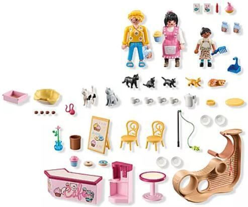 Playmobil MyLife Cat Café for 4-10 years old