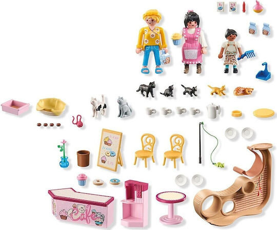 Playmobil MyLife Cat Café for 4-10 years old