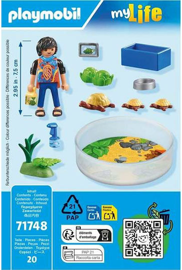 Playmobil MyLife Aquarium With Turtles for 4-10 years old