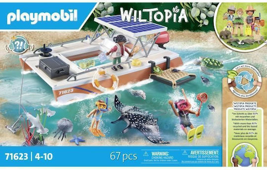 Playmobil Wiltopia Плаваща лаборатория за подводни изследвания за 4-10 години
