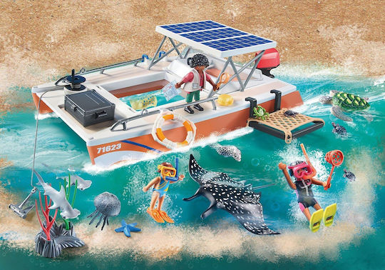 Playmobil Wiltopia Плаваща лаборатория за подводни изследвания за 4-10 години