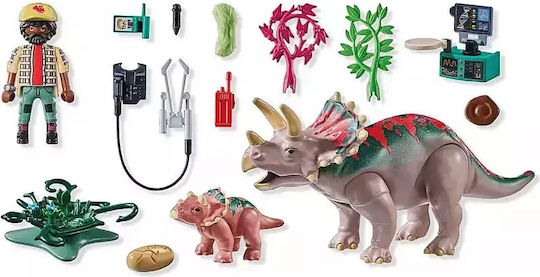 Playmobil Dinos Triceratops & Explorer for 4-10 years old