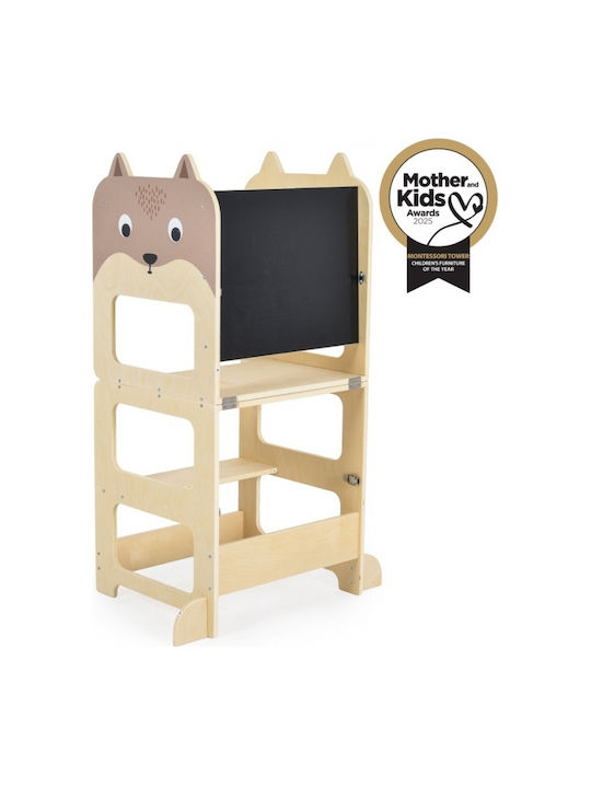 Learning Tower for Painting made of Wood Moni