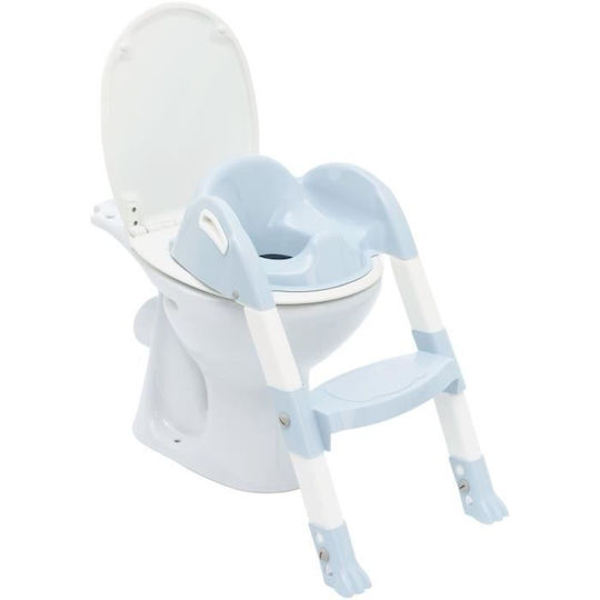 Thermobaby Toddler Toilet Seat Kiddyloo with Footrest and Handles Blue