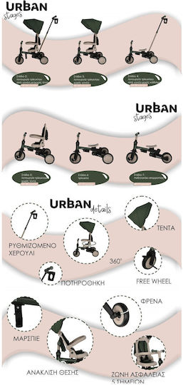 Bebe Stars Urban Foldable & Convertible Khaki