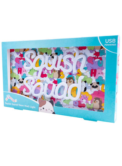 Fizz Squishmallows Squish Squad Neon-Wandleuchte 350066