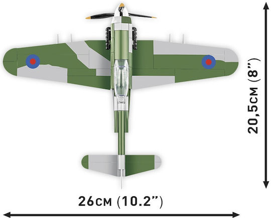 Cobi Bauklötze Historical Collection World War II Hawker Typhoon Mk.1B für 7+ Jahre 190 Stück