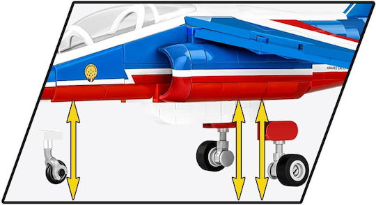 Cobi Building Blocks Alpha Jet Patrouille de France For 7+ Years 387 Pieces