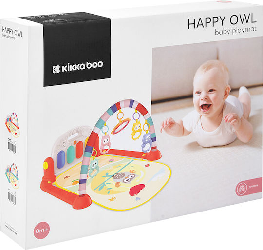 Kikka Boo Happy Owl Activity Gym with Music for Newborns