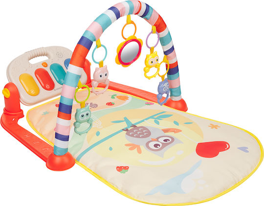 Kikka Boo Happy Owl Activity Gym with Music for Newborns