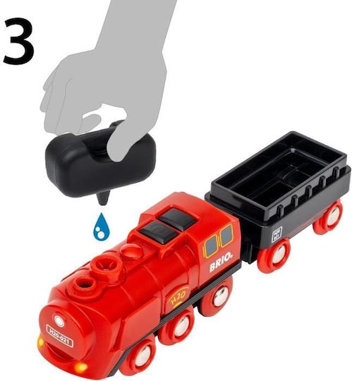 Brio Toys Locomotive Set Σετ με Τρενάκι για 3+ Ετών