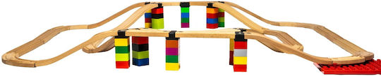 Toy2 Track Connector Ράγες Σιδηρόδρομου για 4+ Ετών