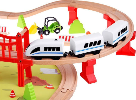 Jokomisiada Transport Сет с Влакче от Дърво за 3+ години+ Години
