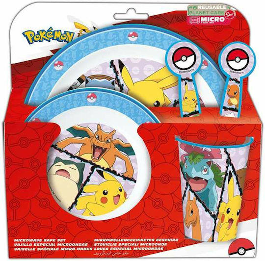 Stor Feeding Set made of Plastic Multicolour 5pcs
