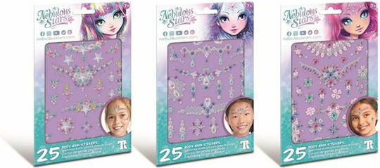 Nebulous Stars Body Gem Diamond Tattoos 11451