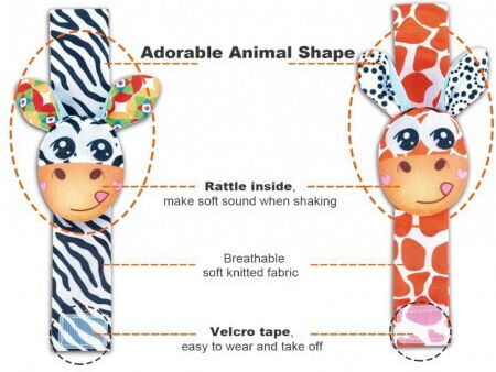 Lazarid Set of Rattles for 0++ Months