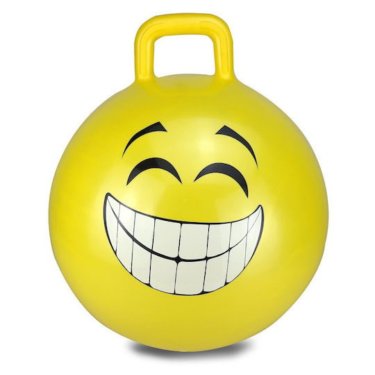 Jamara Χοπ Χοπ Μπάλα Hop Ball Smile Κίτρινο 45εκ.