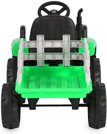 Kids 12V Electric Ride On Tractor with Trailer Dallas Green