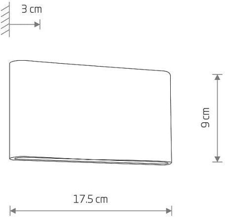 Nowodvorski Iluminat Exterior Montat Pe Perete Led Încorporat 3000K 17.5x9cm Nowodvorski Iluminat Exterior Montat Pe Perete Led Încorporat 3000K 17.5x9cm
