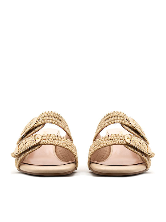 Bacali Collection Πέδιλα Μπεζ