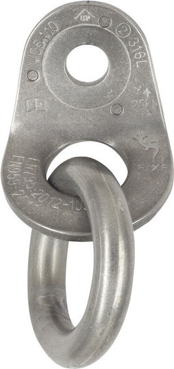 Fixe C-belay Station 2 316l Ø10 Πλακέτα Κρίκο Silver