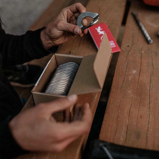 Fixe Hanger 316l Steel Πλακέτα Γωνία Μ10 Silver