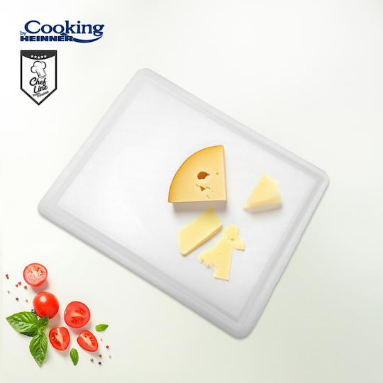 Heinner HDPE White Cutting Board 32.5x26.5x2cm