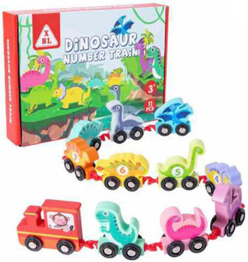 Marionette Wooden Toys Set with Train made of Wood for 3+ years+ Years