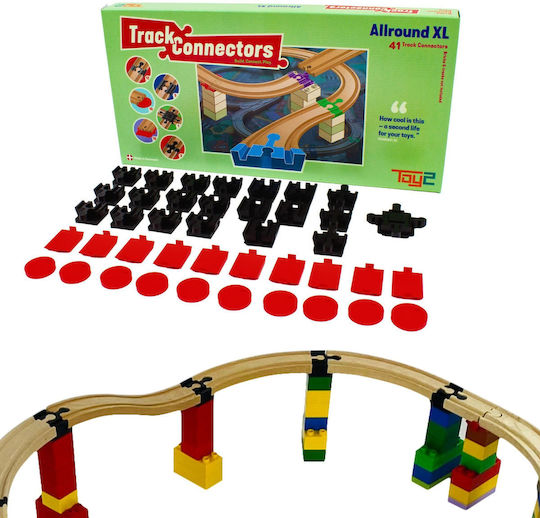 Toy2 Track Connector Allround XL Αξεσουάρ Σιδηρόδρομου για 4+ Ετών