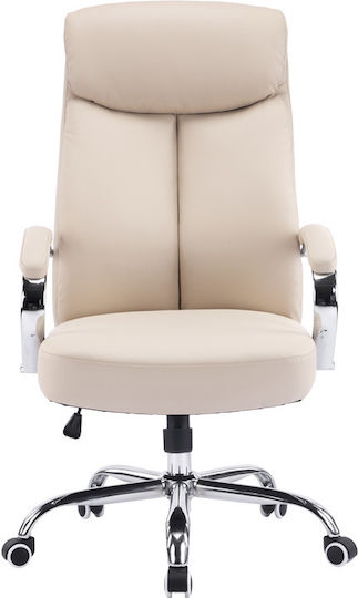 Pakketo Venza Bürostuhl mit Neigen und Einstellbaren Armen Beige