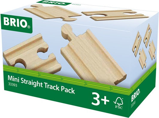 Brio Toys Mini Straight Track Pack Schienensets
