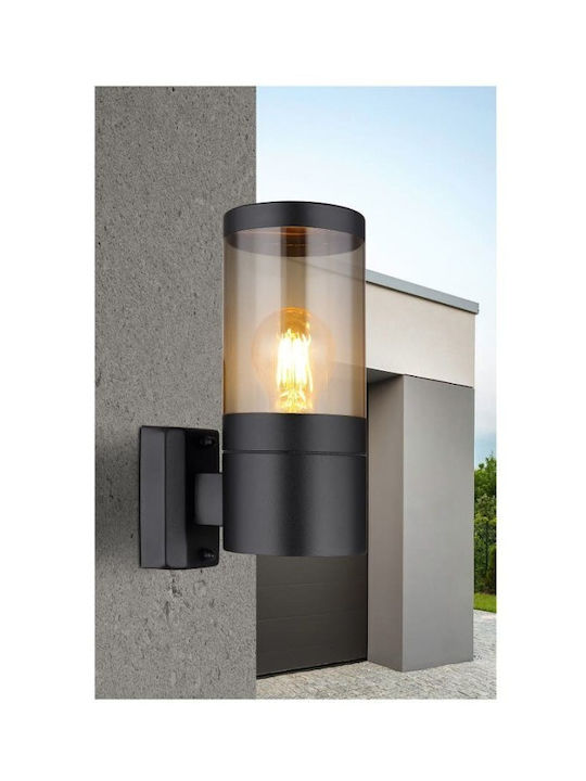 Globo Lighting Wall-Mounted Outdoor Lantern E27 IP44 10.2x24εκ.