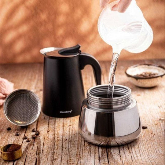 Klausberg Inox Espresso Pot Black
