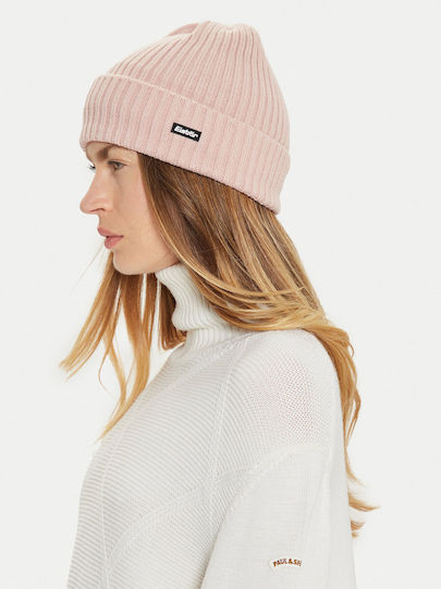 Beanie Beanie Knitted in Pink color