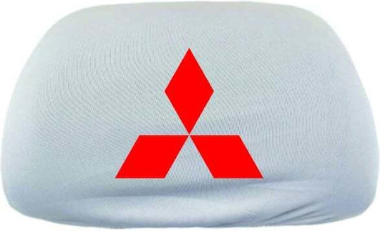 Set 2 Headrest Covers Mitsubishi Car Range