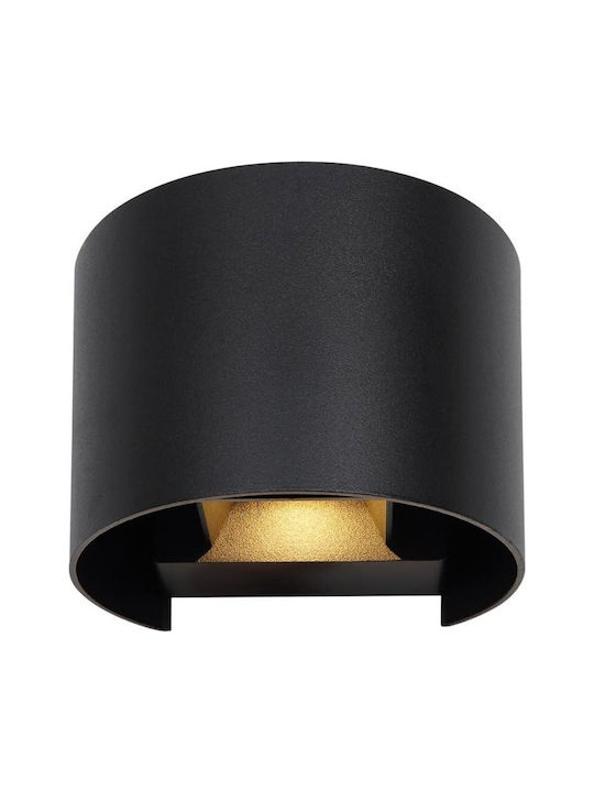 Globo Lighting Επιτοίχιο Εξωτερικό Σποτ LED IP44 3W με Θερμό Λευκό Φως 13.7x10εκ.