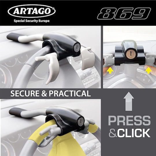 Artago Anti-theft Car Steering Wheel Lock
