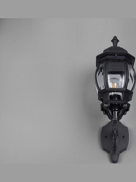 Trio Lighting Wall-Mounted Outdoor Lantern E27 IP44 24.5x15.5x49.5εκ.